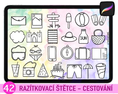 Razítkovací štětce Procreate