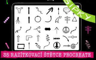 Razítkovací štětce Procreate