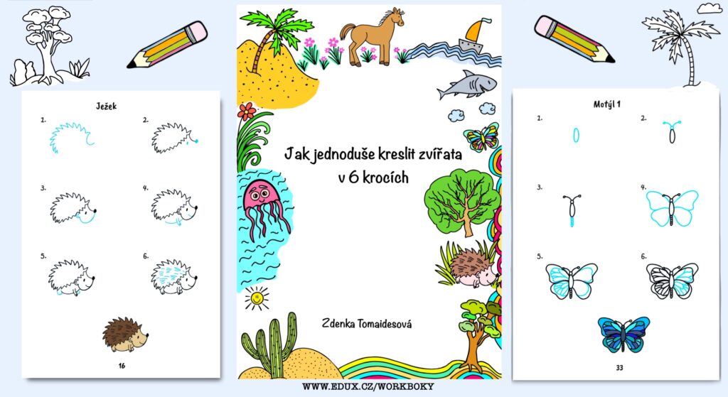 Workbook - Jak jednoduše kreslit zvířata 
