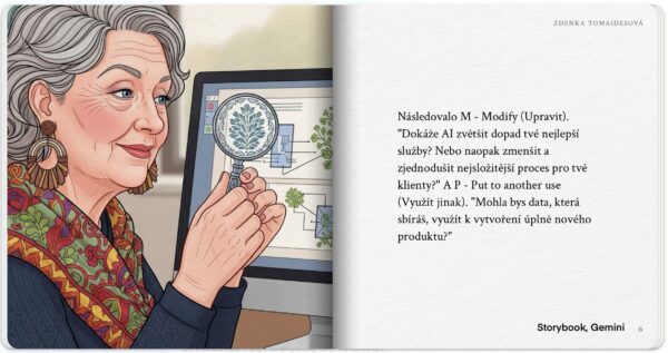 Objevte kouzlo Storybooku a tvořte originální pohádky 2 Storybook - využití SCAMPER techniky do příběhu